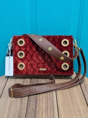 NWT Hammitt Montana Clutch in Monarch Velvet